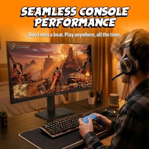 AOC 27 Inch Gaming Monitor QHD 320Hz Mini-LED HDR1000, White, Q27G4SLM/WS | 2560×1440 Computer Monitor, 0.3ms, HDR, DP 1.4, HDMI 2.0, Audio Out, Console Ready, 3-Year Zero-Bright-Dot