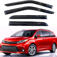 KPY Rain Guards Fit for 2006-2011 Honda Civic Coupe, Out-Channel Window Visors Vent Wind Deflectors 2PC, Car Accessories for 06-11 Civic Coupe (Coupe Only)