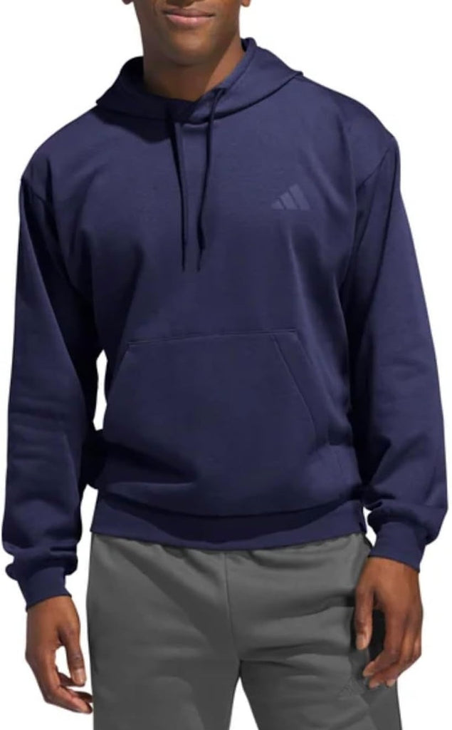 Adidas Men's Fleece Hoodie Pullover with Kangaroo Pocket
