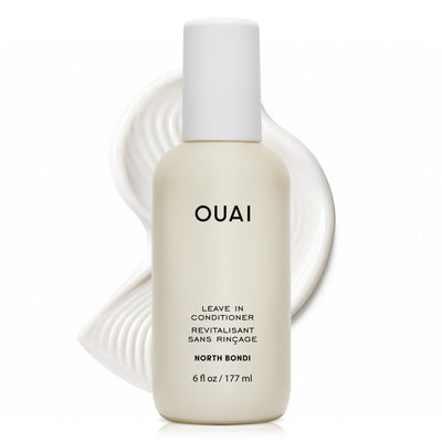 OUAI Acondicionador Sin Enjuague Multifuncional, Protector Termico hasta 450F, Desenredante, Anti-Frizz, Aroma North Bondi, 177ml