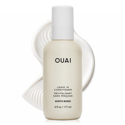 OUAI Acondicionador Sin Enjuague Multifuncional, Protector Termico hasta 450F, Desenredante, Anti-Frizz, Aroma North Bondi, 177ml