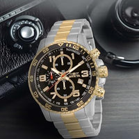 Invicta Men's Specialty Chronograph Textured Dial Stainless Steel Watch