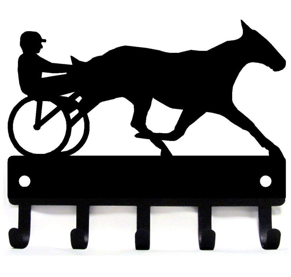 The Metal Peddler Sulky Racer Key Rack Hanger - Large 9 Inch