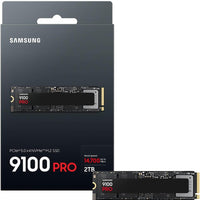 Samsung SSD 9100 PRO 2TB, PCIe 5.0x4 M.2 2280, Seq. Read Speeds Up to 14,700MB/s, Best for AI Computing, Gaming and Heavy Duty Workstations (MZ VAP2T0B/AM)