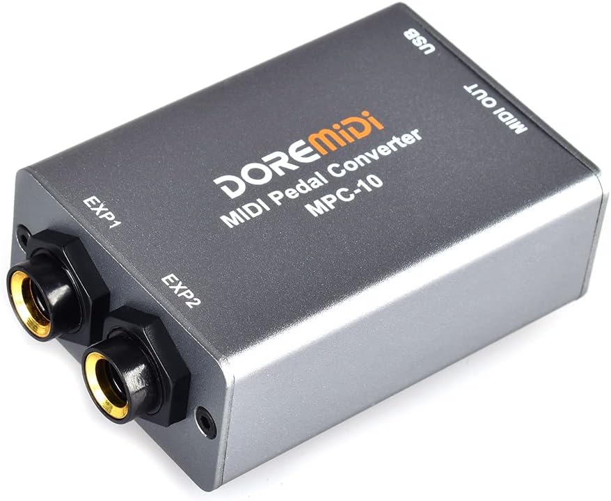 DOREMIDI Expression Pedal Converter Pedal Sustain Pedal Expander MPC-10