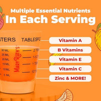 MARYRUTH'S Multivitamínico Líquido + Paquete de Viaje para el Crecimiento del Cabello | 8 ct | Biotina 10000mcg | Suplemento para el Crecimiento del Cabello Lustriva | Clínicamente Probado en Mujeres
