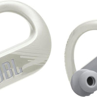 JBL Endurance Peak 3 - Dust and Water Proof (IP68) True Wireless Active Earbuds, JBL Pure Bass Sound, Up to 50 Total Hours of Playback with Speed Charge, Ambient Aware & Talk Thru (White)