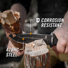 Gerber Gear StrongArm - Fixed-Blade Camping & Hunting Knife with Striking Pommel & Sheath - Premium Survival Gear - Black, Plain Edge