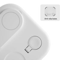 Belkin 3-in-1 MagSafe-Compatible iPhone Charger - Foldable Magnetic Qi2 Certified, MagSafe Charging Station for Phone, Apple Watch, AirPods - Wireless for Multiple Devices