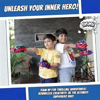 Superhero Toy Set – Includes 2 Shooters, 2 Gloves, and 1 Cape