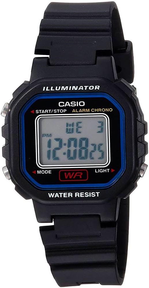 Casio LA20WH Series | Women's Digital Watch | Water Resistant | 100 SEC Chronograph | Alarm | LED Illuminator | 5-Year Battery