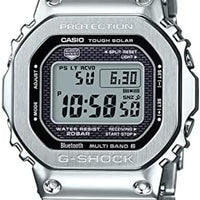 G-Shock by Casio Men's Standard Digital GMW-B5000-D1 Watch Silver, Silver, Modern