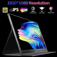 MNN 15.6" FHD 60Hz Portable Monitor USB-C HDMI IPS HDR Gaming Laptop