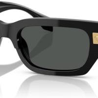 Versace VE4465 Rectangular Sunglasses for Men +BUNDLE with ACCESSORY EYEWEAR KIT