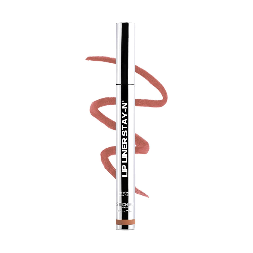 Sacheu Lip Liner STAY-N Peel Off Lip Stain, Longwear, p-INKED - PLUMped / 0.12 Fl Oz