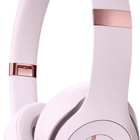 Beats Solo 4 - Wireless On-Ear Bluetooth Headphones, Up to 50-Hour Battery Life, Ultra-Lightweight Comfort, Powerful and Balanced Sound, Apple & Android Compatible - Cloud Pink - Black & Gold
