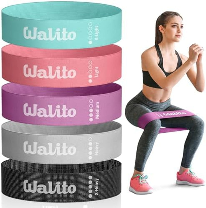 Ofertaza, WALITO Fabric Resistance Bands for Working Out