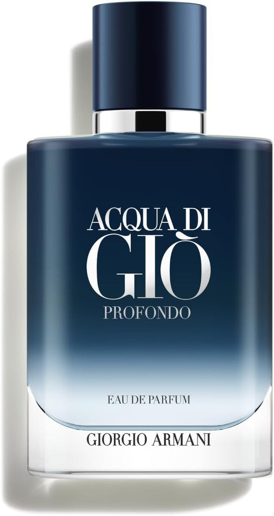 Armani Beauty - Acqua di Giò Profondo - Eau de Parfum - Colonia para hombres - Fragancia fresca y aromática para hombres - Notas de mandarina, lavanda y madera de cedro