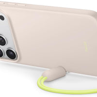 Beats iPhone 17 Pro Max Kickstand Case with MagSafe & Camera Control, Built in Stand & Lanyard, Matte Finish with Microfiber Lining – Limestone