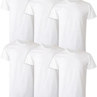 Hanes Men's FreshIQ Crew T-Shirt 6 Pack XXL White