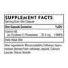 THORNE Pyridoxal 5'-Phosphate - Bioactive Vitamin B6 (Pyridoxine) Supplement for Energy Production and Neurotransmitter Synthesis* - 180 Capsules