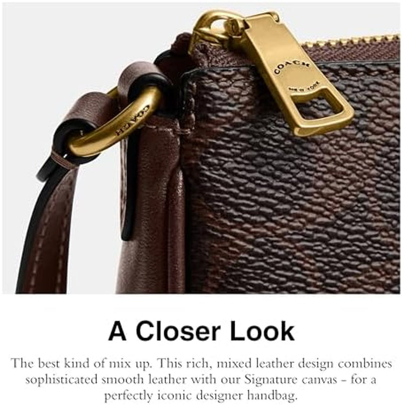 Ofeertaza. Coach Women's Natural Grain Leather Plaza Bag