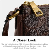 Ofeertaza. Coach Women's Natural Grain Leather Plaza Bag