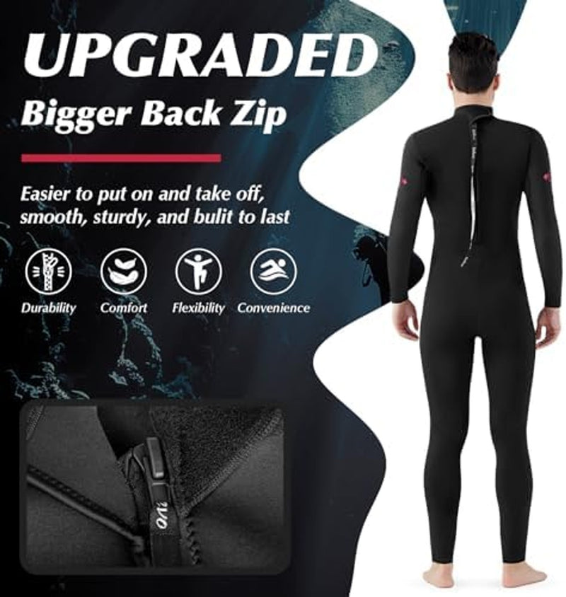 Ofertaza, Yakevo Men Wetsuits 3mm Full Body Neoprene Wetsuit for Men