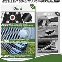 Ofertaza, KLAODOT Golf Net with Practice Mat,Golf Hitting