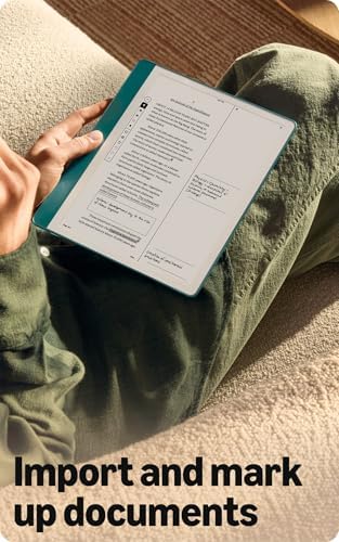 Like-New Amazon Kindle Scribe (32GB) - Your notes, documents and books, all in one place. With built-in AI notebook summarization. Includes Premium Pen - Tungsten