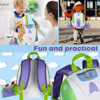 Disney Toy Story Backpack for Boys Girls Toddlers Buzz Lightyear 3D Wings Rucksack for School Supplies Travel Gifts for Kids