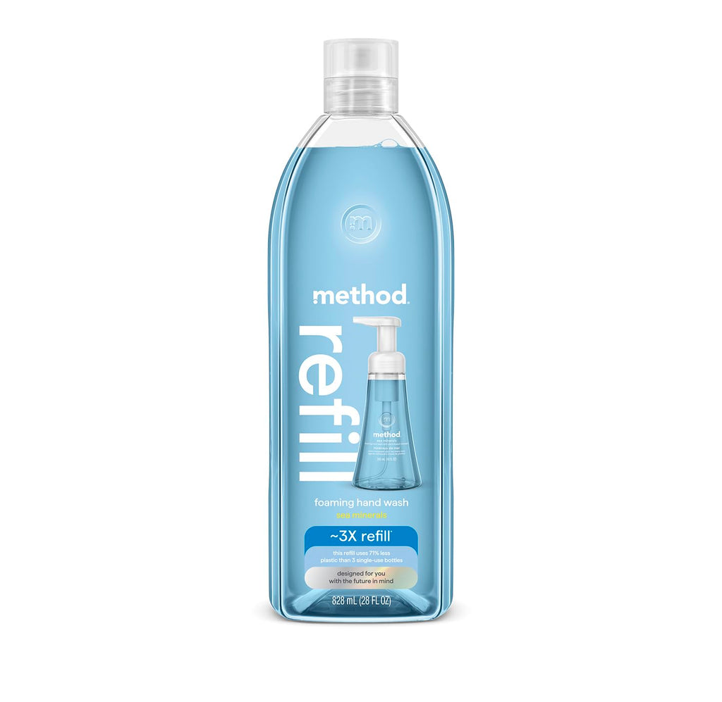 method Foaming Hand Wash Refill, Sea Minerals, 28 fl oz