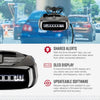 Cobra RAD 480i Laser Radar Detector – Long Range Detection, Bluetooth, Apple CarPlay and Android Auto Compatible, LaserEye Front and Rear Detection, Digital Signal Processing, Black