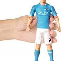 Figura de acción coleccionable de fútbol de Erling Haaland del Manchester City FC