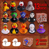 Advent Calendar 2025 - Horror Rubber Duckies - 13 Days of Spooky Countdown with 2 Hidden Figures | Halloween and Christmas Collectible Rubber Ducks