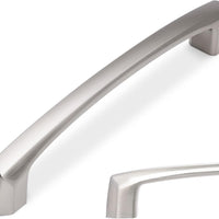 BUKOBYHE 10 Pack 6-1/4 Inch(160mm) Kitchen Cabinet Handles Brushed Satin Nickel Cabinet Pulls Silver Drawer Pulls Zinc A