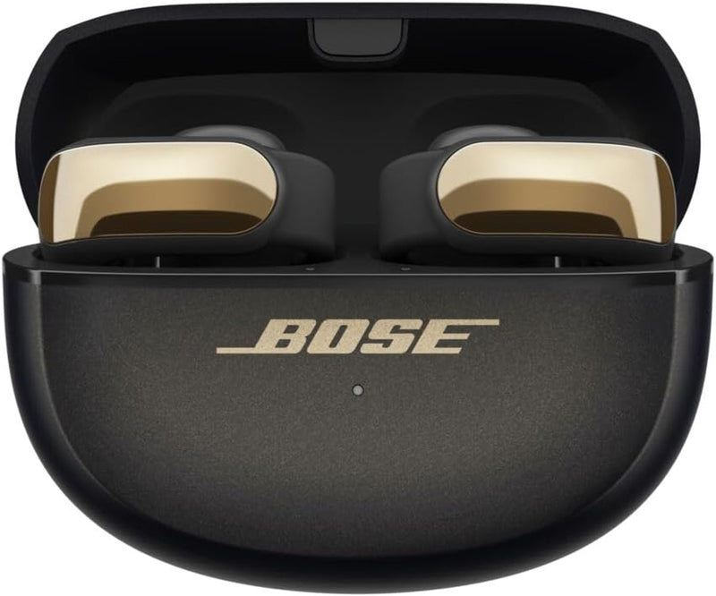 Bose Ultra Open Earbuds - Bluetooth Open Ear Earbuds with OpenAudio for Awareness, Clip-On Design for Comfort, Water Resistant, Up to 48 Hrs of Playtime, Desert Gold - Limited Edition Color