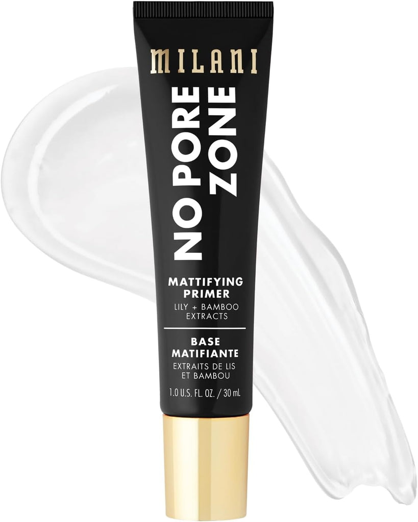 Milani Face Primer for Makeup - No Pore Zone Mattifying Primer 1.0 Fl. Oz