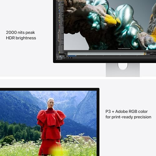 Apple Studio Display XDR: Standard Glass, Tilt- and Height-Adjustable Stand