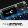 SteelSeries Apex 7 Mechanical Gaming Keyboard – OLED Smart Display – USB Passthrough and Media Controls – Linear , Quiet – RGB Backlit (Red Switch)