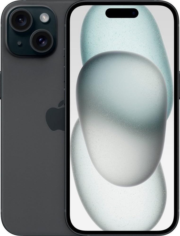 Apple iPhone 15, 512GB, Black - Locked to Verizon (Renewed)