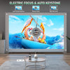 [Official Netflix & Electric Focus] Projector with WiFi and Bluetooth, XuanPad Full HD 1080P Portable Projector, 210° Rotatable Stand, Auto Keystone, Dust Removal and Heat Dissipation Design