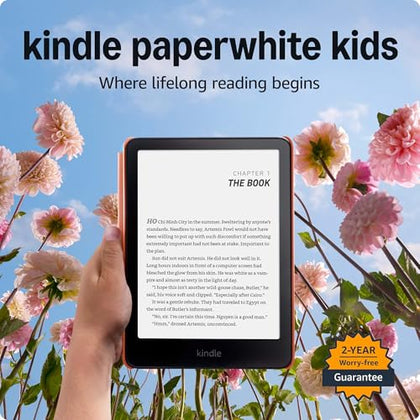 Amazon Kindle Paperwhite Kids 16GB (newest model) – larger 7