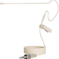 J K Low Profile Light-Weight Headset Headworn Earhook Microphone MIC-J S90 Compatible with Sennheiser Wireless System