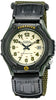 Casio FT500WC Series | Men's Analog Watch | 100 Meter Water Resistance | LED Light | Date Display | Leather/Cloth Band | Regular Time Keeping (HR, Min, SEC, PM, Date, Day) | 3 Year Battery