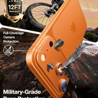 TORRAS for iPhone 17 Pro Max Camera Lens Protector, Cosmic Orange, 1 Pack | One-Piece Camera Protection, Full Camera Island Coverage, 1:1 Invisible Fit, Metal Frame & 9H+ Glass, 12FT Drop Protection