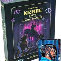 Kinfire Delve: Scorn’s Stockade – Solo or 2-Player Tactical Card and Dice Game, Battle Illusions, 60+ Min Gameplay – Replayable Adventure – Ages 14+ (Part of the Kinfire Universe: 5 Standalone Games)