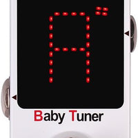 MOOER Tuner Pedal, Baby Tuner Guitar Pedal Mute Function Micro Tuner Tuning Pedal for Electric Instruments Electro-Acous