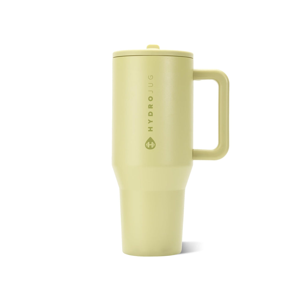 HydroJug Traveler 40oz, Insulated Tumbler with Handle & Straw, Olive
