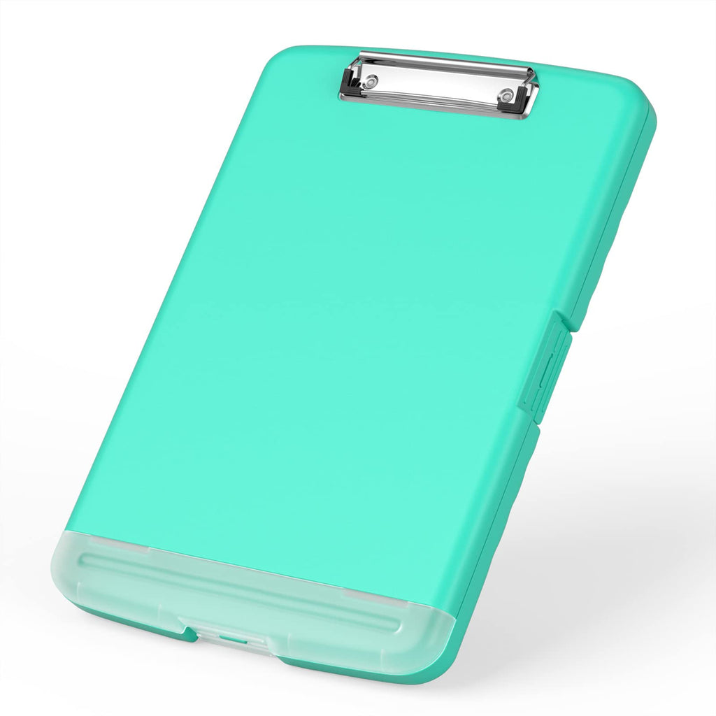 Rimilak Clipboard with Storage, 8.5 x 11'' High Capacity Clip Board, Green